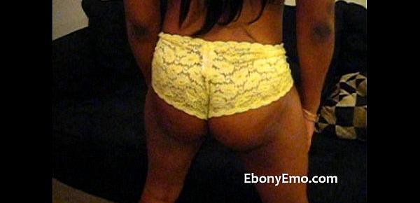  Ebony Emo With Nice Booty Dance Nude In Socks